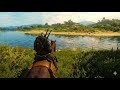 The Witcher 3 | Sunset Horse Ride by the Lake ???? | Cinematic Ambient