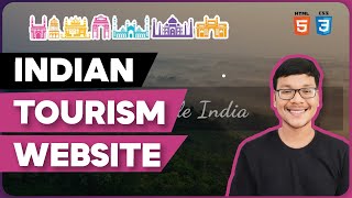 Indian Tourism Website Using HTML & CSS | Full Stack Web Development