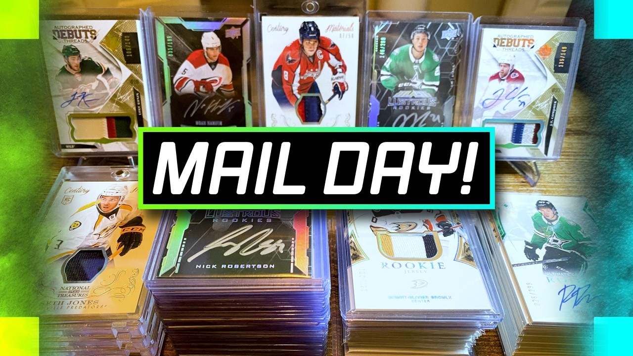 Huge COMC Mail Day! Ultimate Collection, UD Black, Platinum & More Hockey Cards