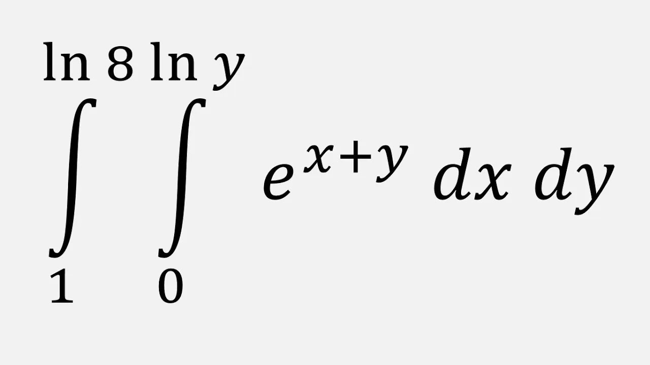 Double Integration Integral Of E x y Dx Dy X 0 To Ln y Y 1 To double-integration-integral-of-e-x-y-dx-dy-x-0-to-ln-y-y-1-to