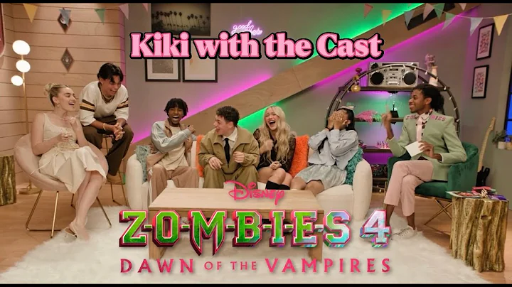 KIKI WITH THE CAST OF ZOMBIES 4: DAWN OF THE VAMPIRES