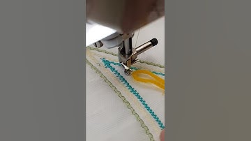 Threading the couching foot