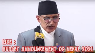 LIVE : नेपालको बजेट (आ.व. २०७८/०७९)-Budget Announcement Of Nepal 2021|Budget Bhasan 2078 #LiveStream