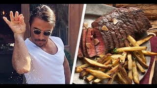 Salt Bae  Meat Cutting Compilation! The Meat KING!   #saltbae  #nusret #food