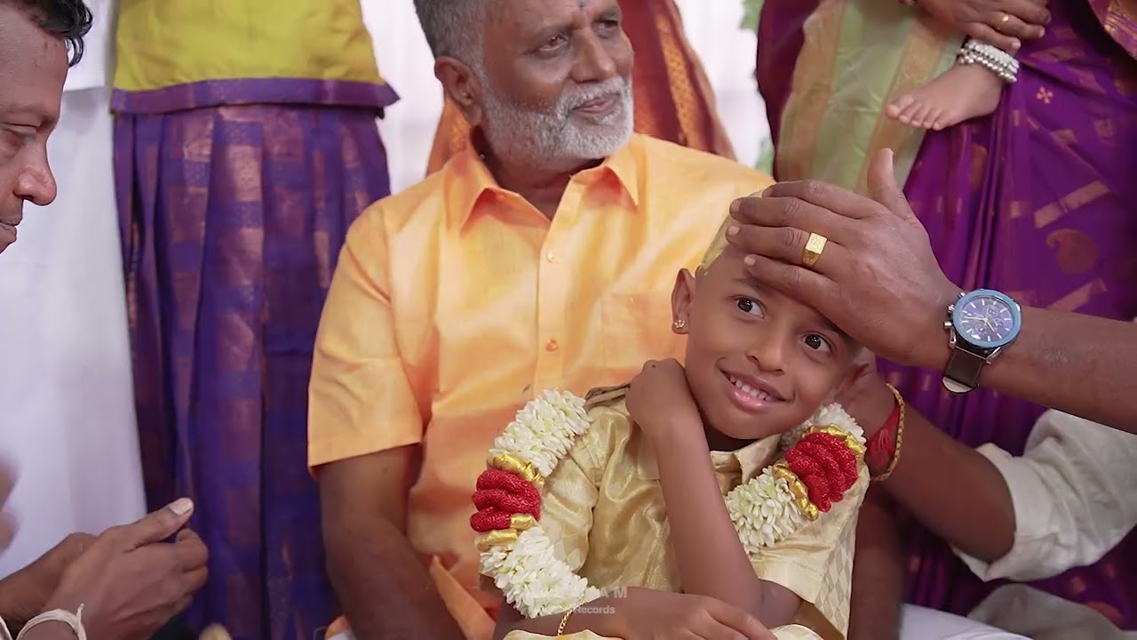 KAVIN & AADHIRA TONSURE & EAR PIERCING CEREMONY CANDID FILM