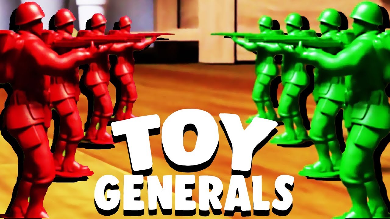 Attack Of The RED ARMY MEN! - Toy Generals Gameplay