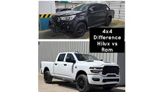 Difference between Toyota and Ram Truck 4x4 operation