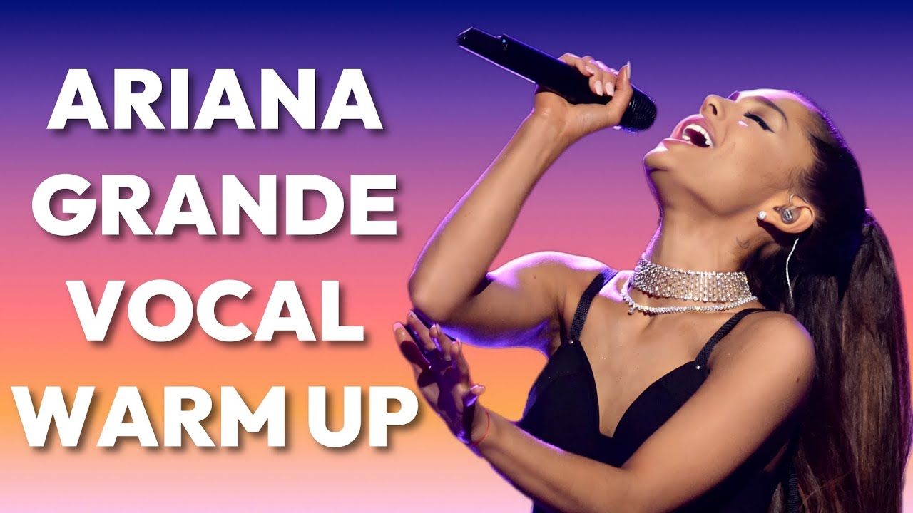 Vocal Warm Up for Ariana riffs, runs & high notes!