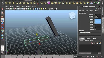 0108 Maya 2011 (Freeze Transformations).mov