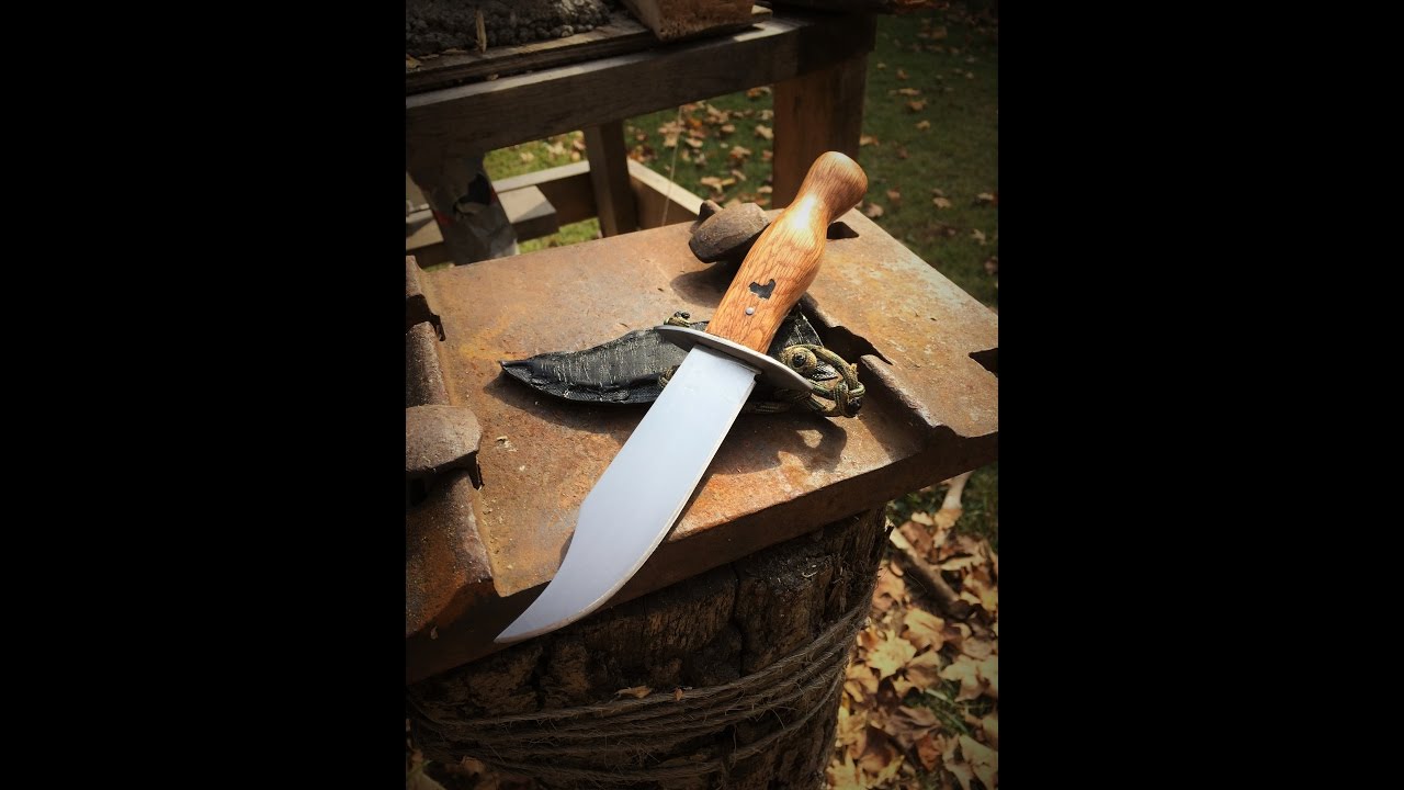 Making a Bowie Knife YouTube