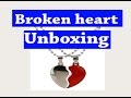 Men's heart shape necklace pendant locket with chain b'day gift boys FS3...