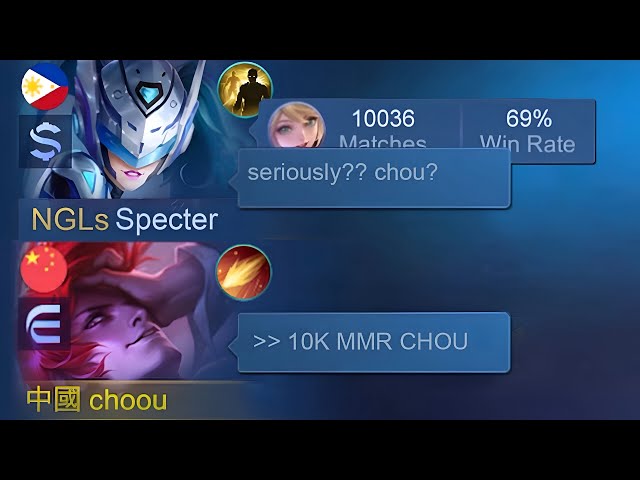 TROLL PRANK CHOU in RANKED !! i didn’t expect this 🤣 - Mobile Legends class=