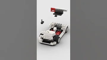 LEGO Honda Civic Type R Satisfying Building Animation Shorts 