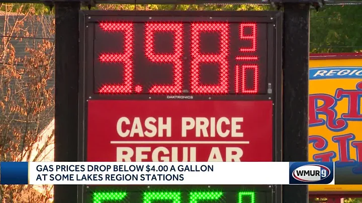 Gas prices drop below $4 per gallon at some Lakes Region stations