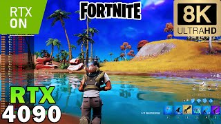 ►Fortnite in 8K Ray Tracing | RTX 4090 | Ryzen 9 7950X | Epic Settings | DLSS ON & OFF