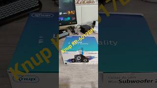 Caixa de som subwoofer 2.1 Bluetooth usb SD P2 PC Celular Knup KP-6017BH