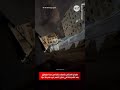 طيران الاحتلال يقصف بناية من عدة طوابق بعد تهديدها في شارع النصر، غرب مدينة غزة