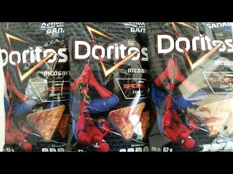 Tazos Spider Man Lejos De Casa Abriendo Bolsas De Doritos De Sabritas (Año  2019) - YouTube