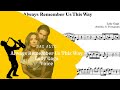 Always Remember Us This Way - Lady Gaga Sheet Music 🎷Alto Sax🎷