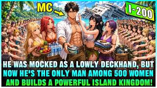 Looked-Down-On Boy Becomes the Only Man on a Desert Island, Now 500+ Beauties Rely Only on Him!