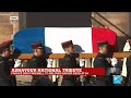 Aznavour National Tribute Singer S Coffin Leaves Invalides As Choir Sings Emmenez Moi Aznavour National Tribute Singer S Coffin Leaves Invalides As Choir Sings Emmenez Moi