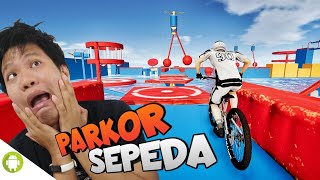 STUMBLE GUYS VERSI SEPEDA!! SUSAH BANGET NIH GAME!!!! Descenders [INDO] ~Sepeda Parkor!! screenshot 4