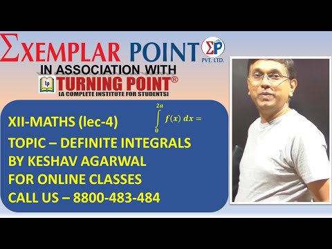 LEC 4 XII MATHS DEFINITE LECTURE ON PROPERTIES 0 TO 2a, a to b and Modulus algebraic functions