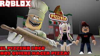 🍕Queríamos Ir A Comer Pizza! Pero Un Pizzero Loco Nos Ha Encerrado!😮 🍕Escapando De La Pizzería! Obby screenshot 5