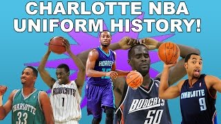 NBA Uniform History | Charlotte Hornets & Charlotte Bobcats Jerseys