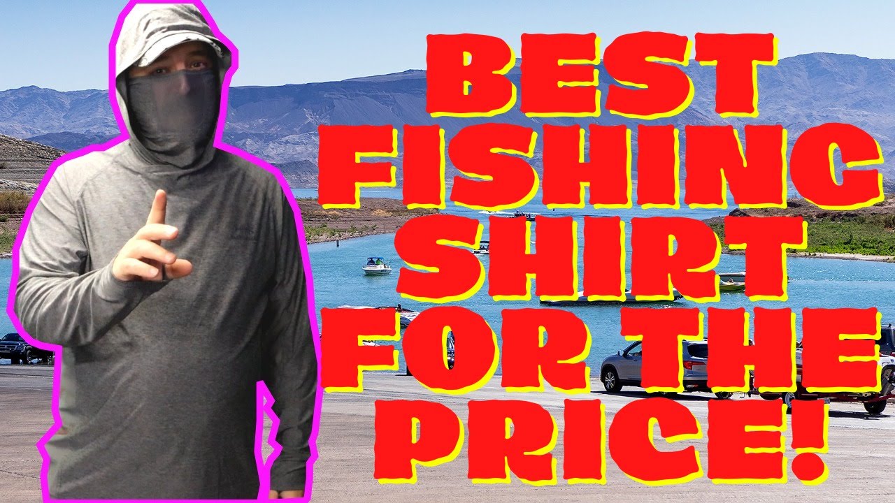 Men’s Long Sleeve Fishing Shirt with Mask UV Neck Gaiter Hoodie BASSDASH UPF 50 