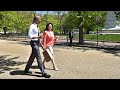 President Obama Walks The Streets Of Washington