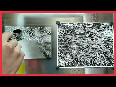 Come dipingere Animal Fur - Airbrushing Realistic Fur / Aerografia juandarte