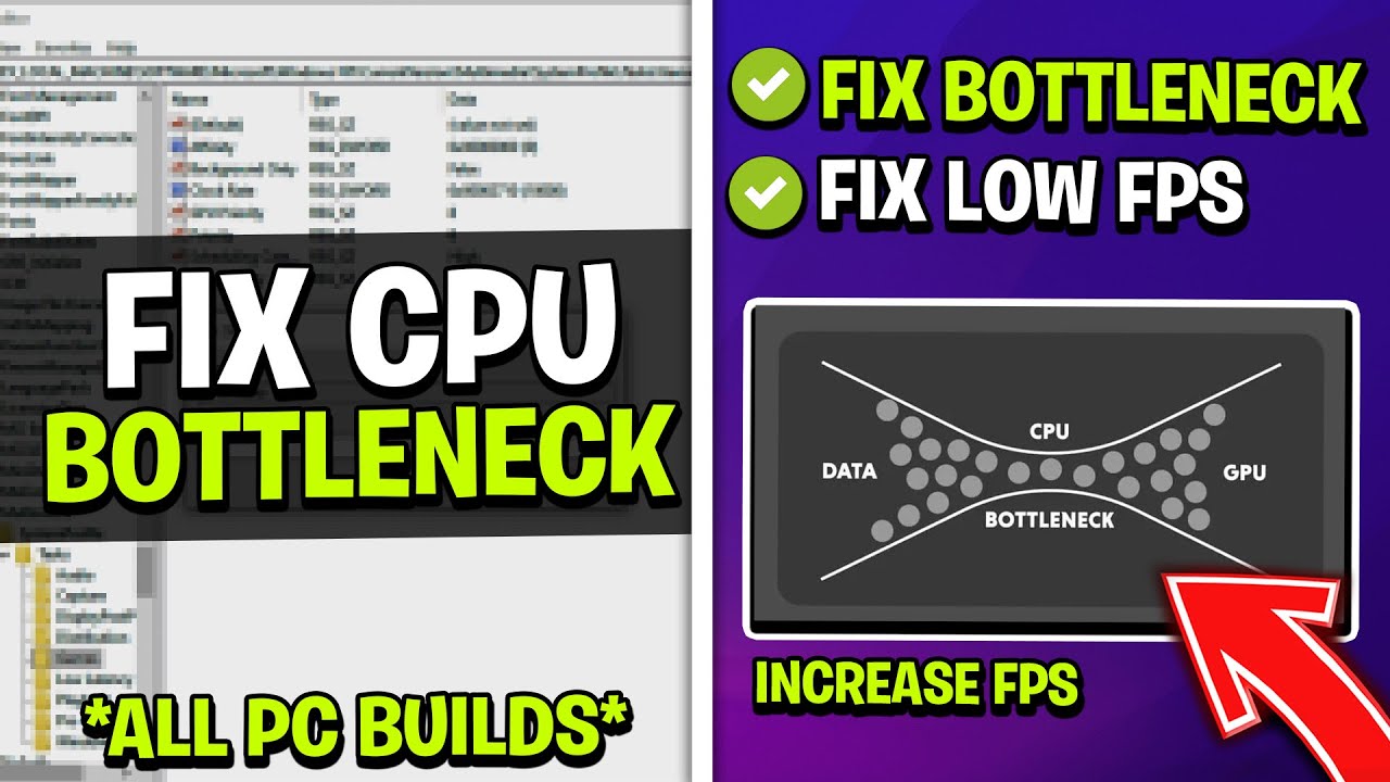 🔧How To Fix CPU Bottleneck (Fix Stutters/Freezing) 🔥 Increase GPU  Performance! - YouTube