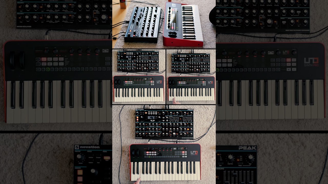 Seventies Synth Songs on Novation Peak: Welcome To The Machine
