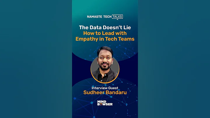Lead with Empathy: Data-Driven Tech Teams | Sudheer on AI in Engineering