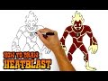 How to Draw Ben 10 | Heatblast