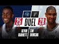 Spurs Take The Win as Tim Duncan and Kevin Garnett Duel For First Time!