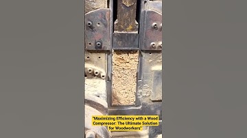 Maximizing Efficiency with a Wood Compressor: The Ultimate Solution for Woodworkers