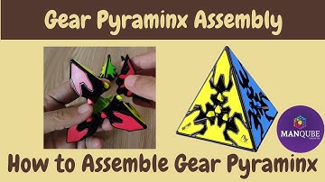 Gear Pyraminx Assembly | How to Assemble Gear Pyraminx | Qiyi Gear Pyraminx | Qiyi Gear Pyramid