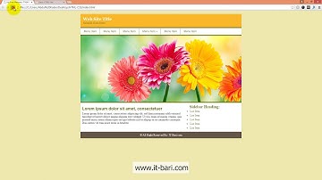 88  Creating a Website  Part 05   IT Bari com   Web Design Bangla Video Tutorial