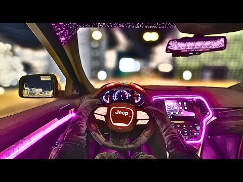 LATE NIGHT CITY TRACKHAWK POV DRIVE