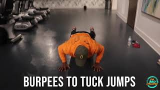 Burpees to Tuck Jumps - 360 Challenge
