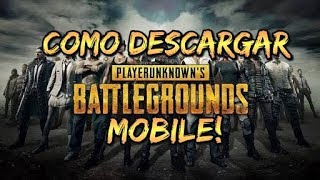 COMO DESCARGAR PUBG MOBILE! (Lightspeed y TIMI)