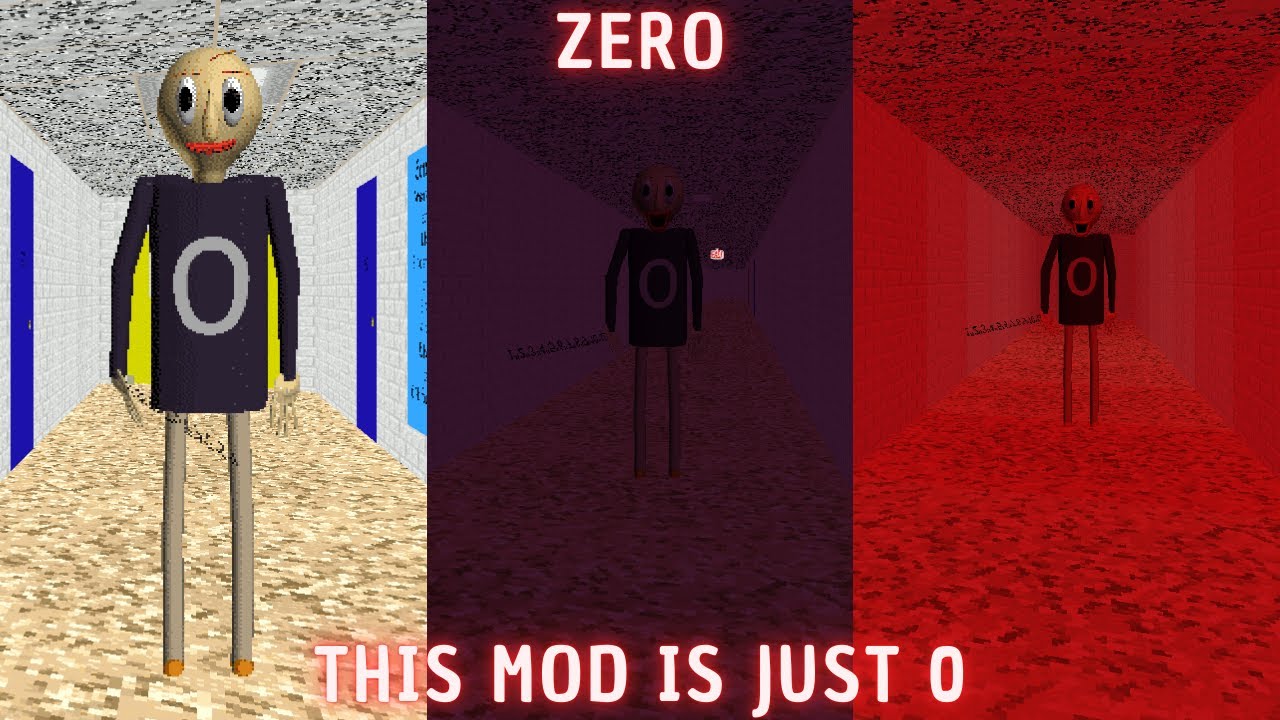 3x0=0, Right? Also, The Mod is Fun!! - Zero - Baldi's Basics Mod - YouTube