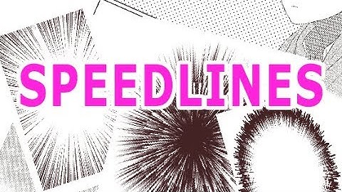 [Medibang Paint Pro desktop version how to] Speed Lines
