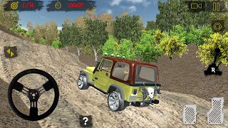 Offroad Jeep Driving Racing Stunts Android Gameplay Simulator screenshot 3