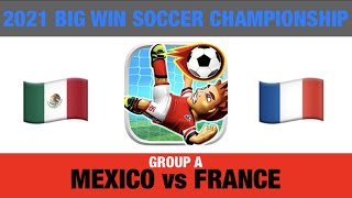 As the final game between mexico (blue) and france (green blue) of
group a begins, only one can make tournament sport based on points.
who is i...