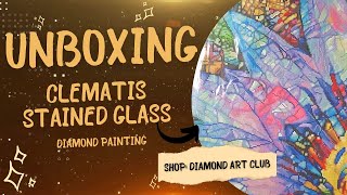 Clematis Stained Glass – Diamond Art Club