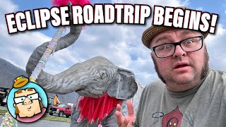 Mary The Elephant - The Grave of Doctor Pepper - Gray Fossil Site - Solar Eclipse Roadtrip Begins!