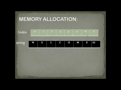 STRING CONCEPT IN C-PROGRAMMING